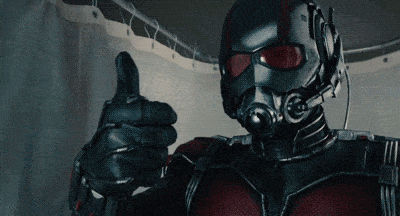 This gif shows Ant-Man shrinking, who can probably work out in any small space.